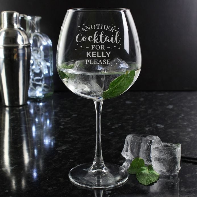 Personalised Cocktail / Gin Glass