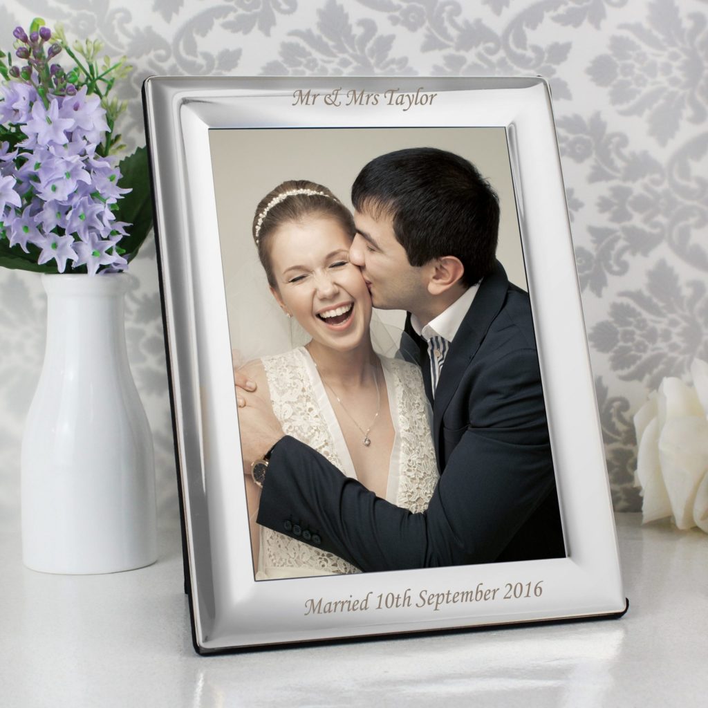 Personalised Silver Plated 5x7 Photo Frame