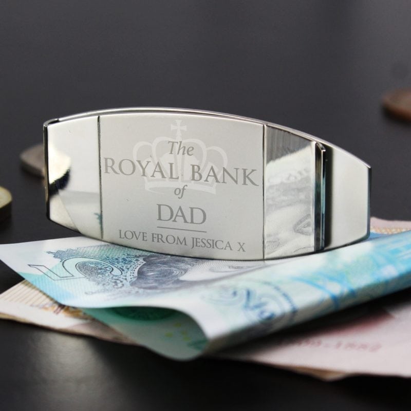 Personalised 'Royal Bank of...' Money Clip
