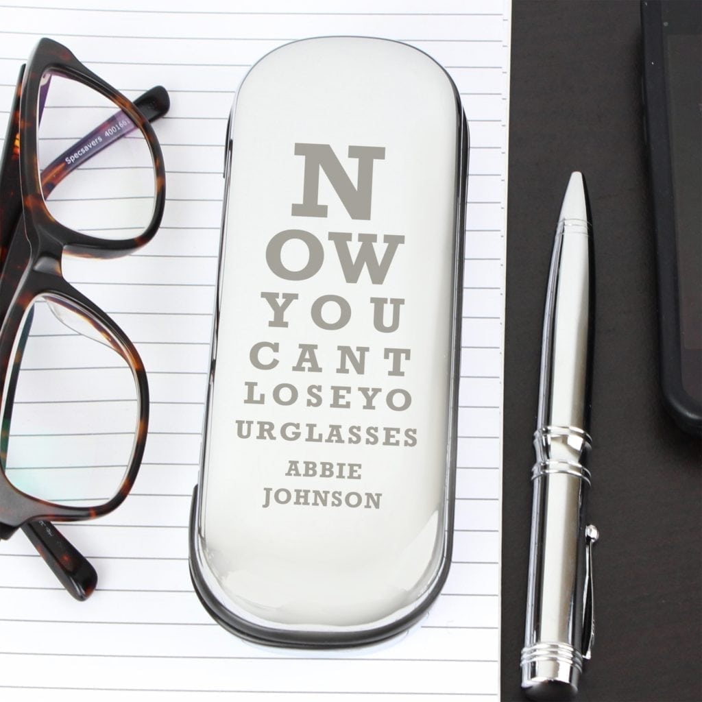 Personalised Eye Exam Glasses Case