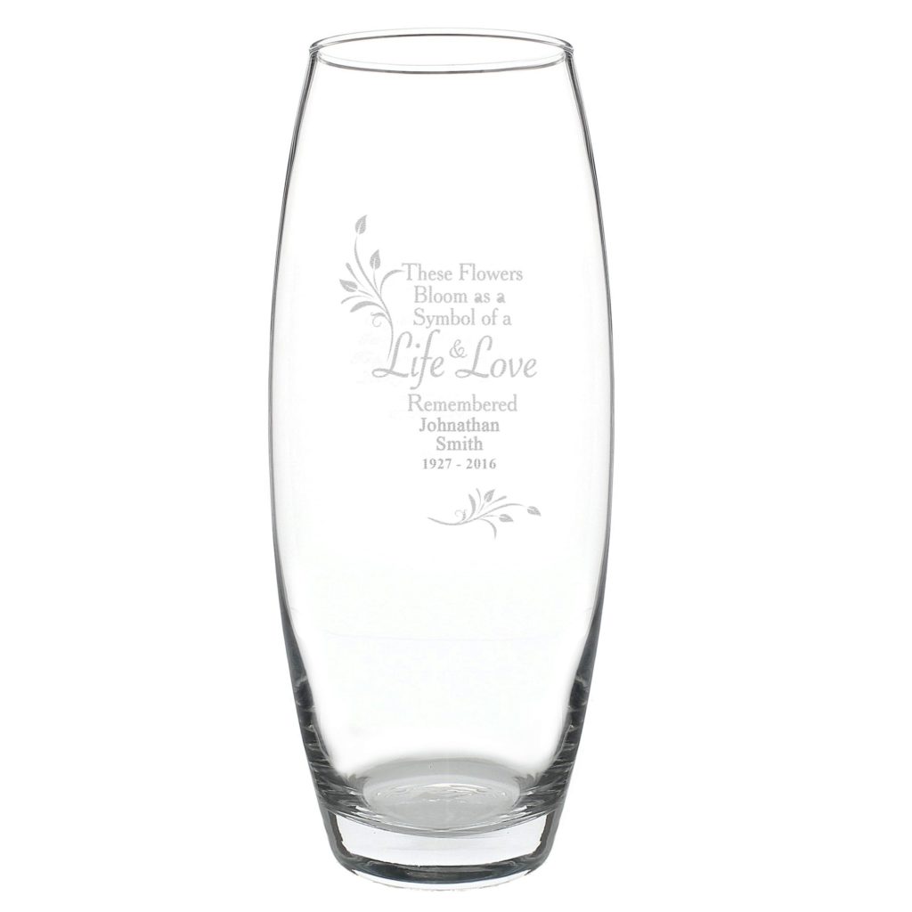 Personalised Life and Love Vase