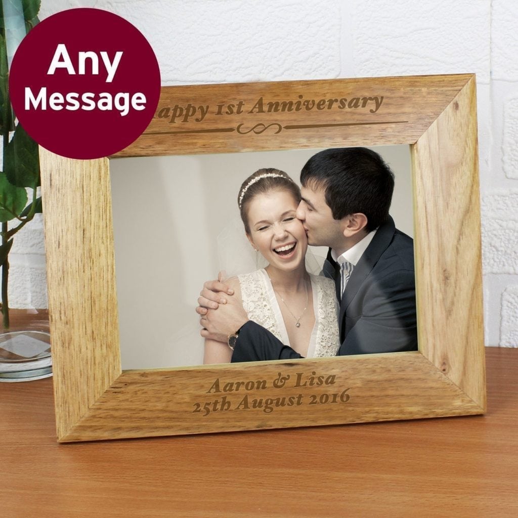 Personalised Formal 7x5 Wooden Photo Frame