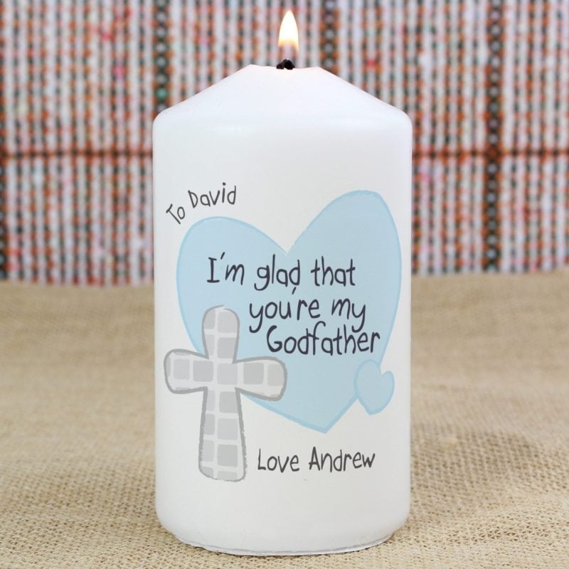 Personalised Godfather Candle