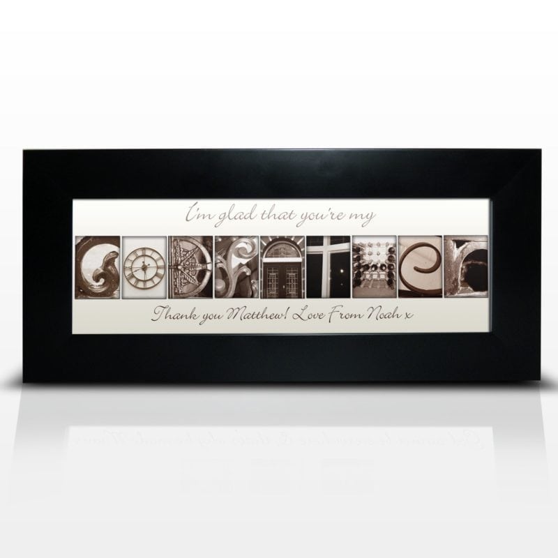 Personalised Affection Art Godfather Small Frame