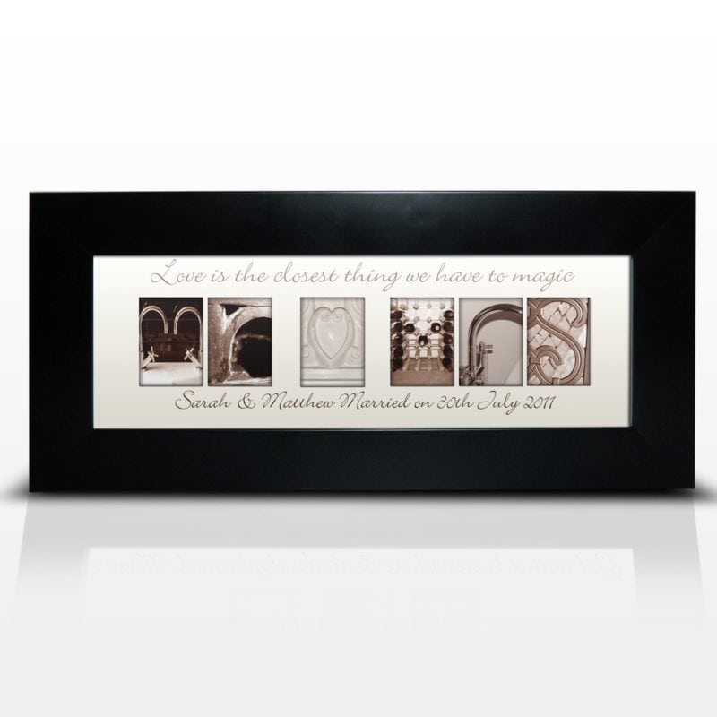 Personalised Affection Art Mr & Mrs Small Frame