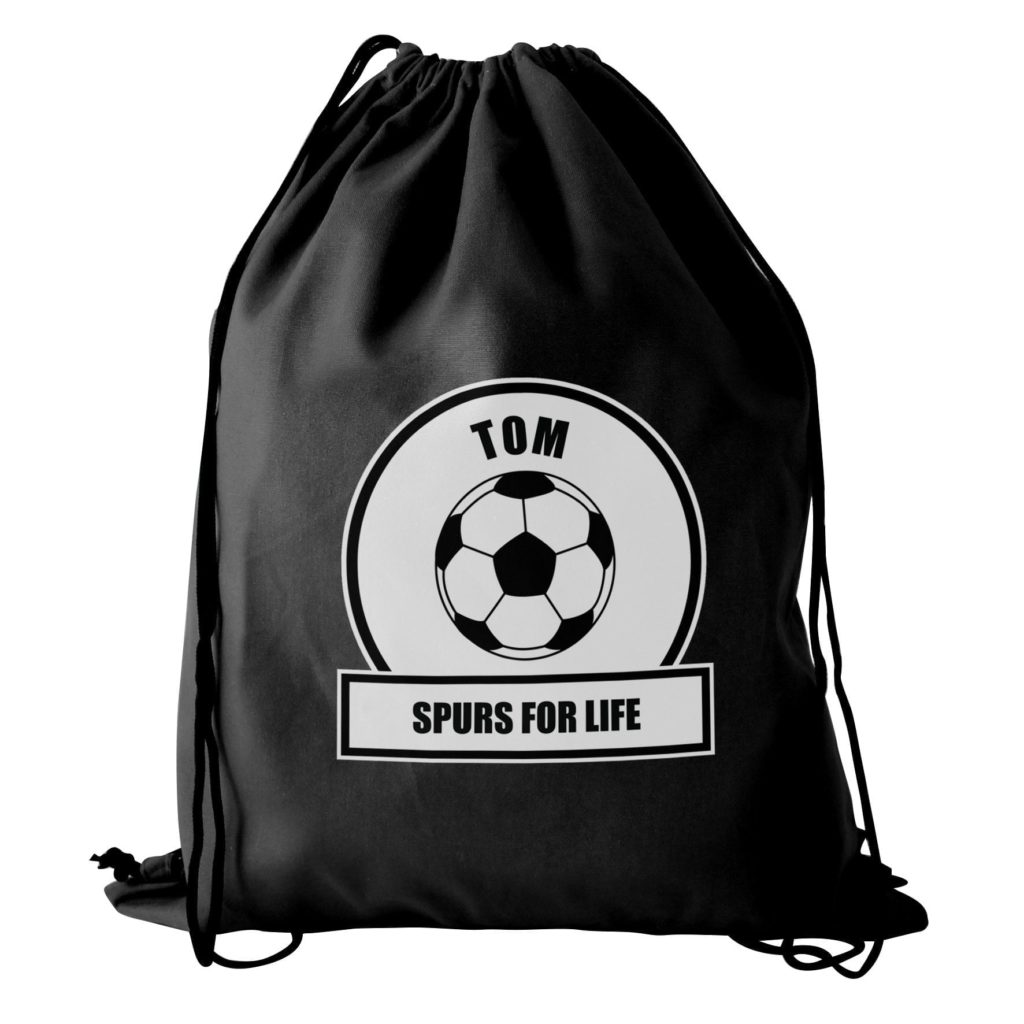 Personalised Football Fan Swim & Kit Bag