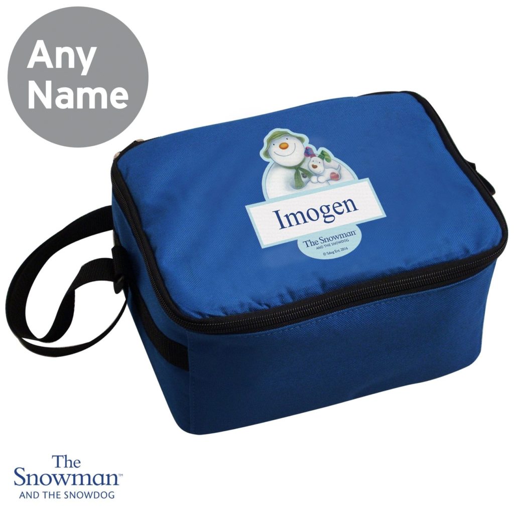 Personalised The Snowman and the Snowdog Lunch Bag