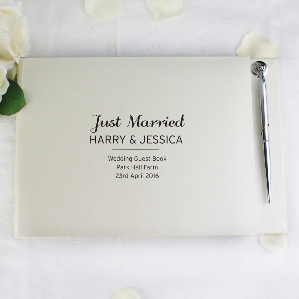 Personalised Classic Guest Book & Pen