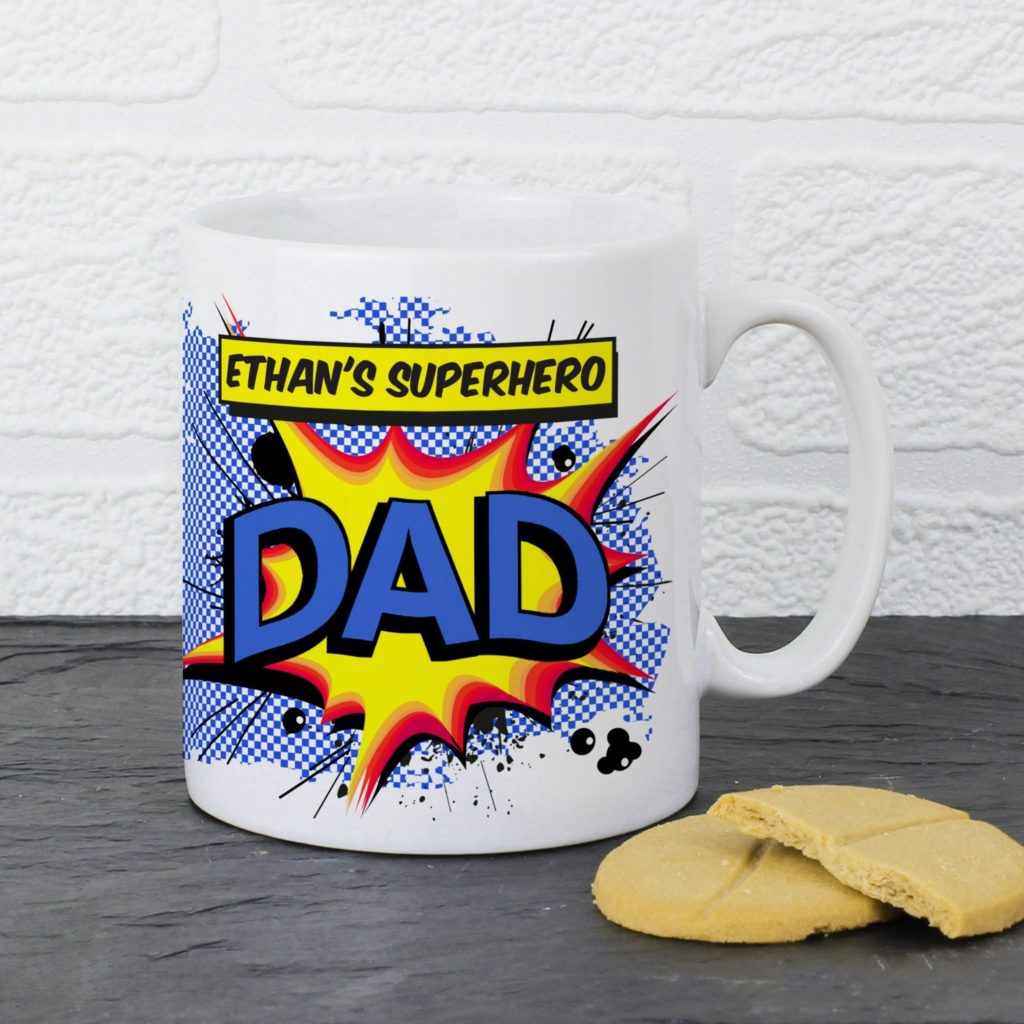 Personalised Comic Book Themed Mug