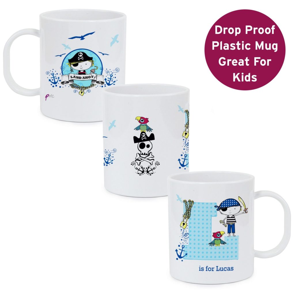 Personalised Pirate Plastic Cup