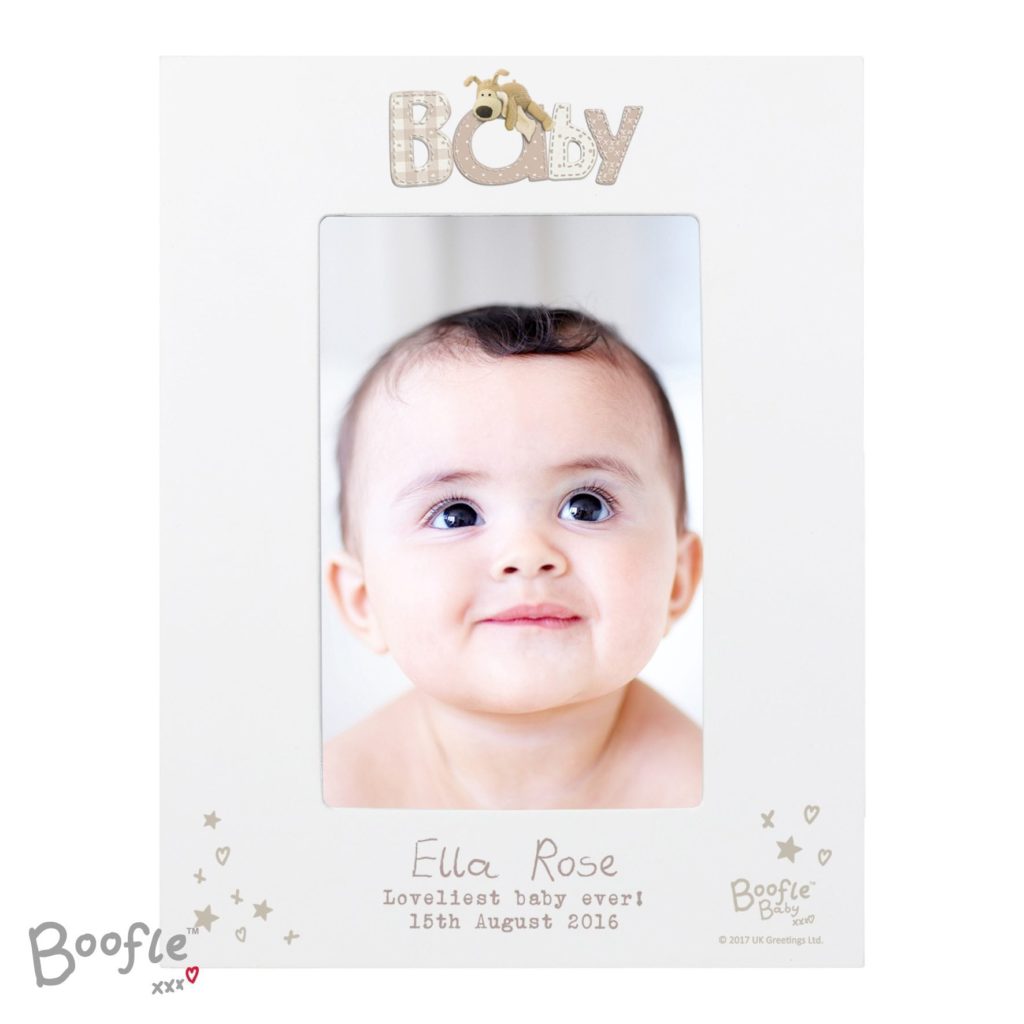Personalised Boofle Baby 4x6 Photo Frame
