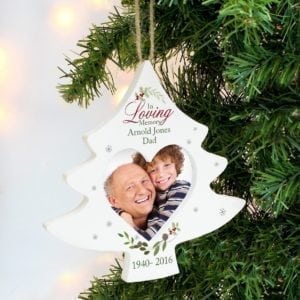 Personalised In Loving Memory Tree Photo Frame Decoration