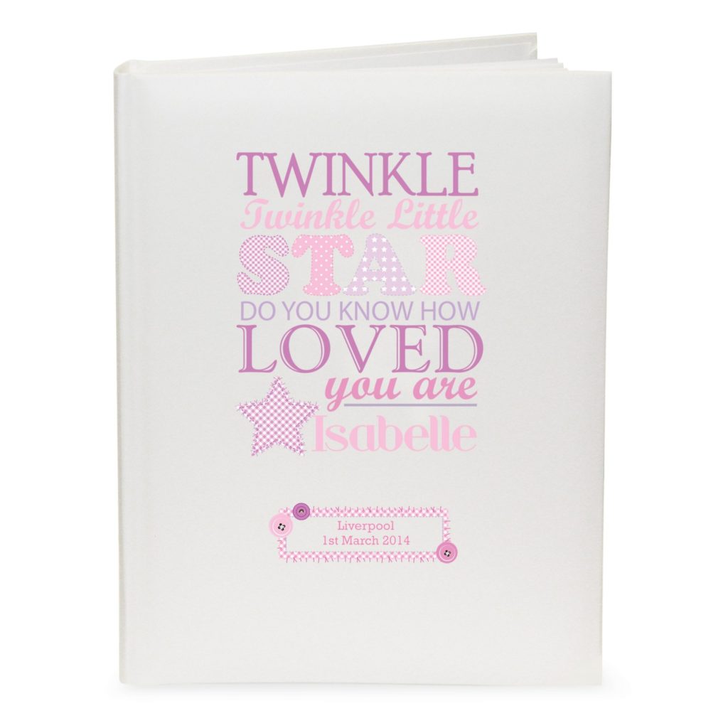 Personalised Twinkle Girls Traditional Album