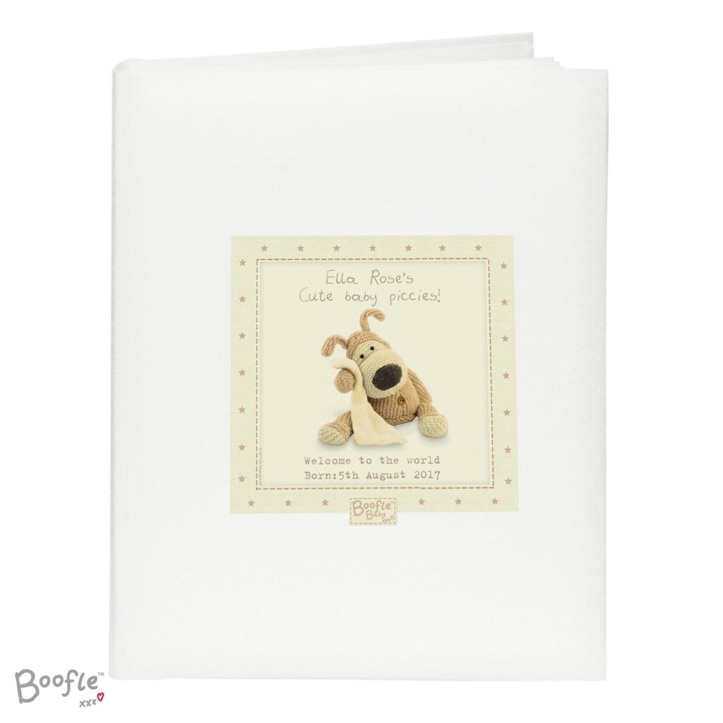 Personalised Boofle Baby Album with Sleeves