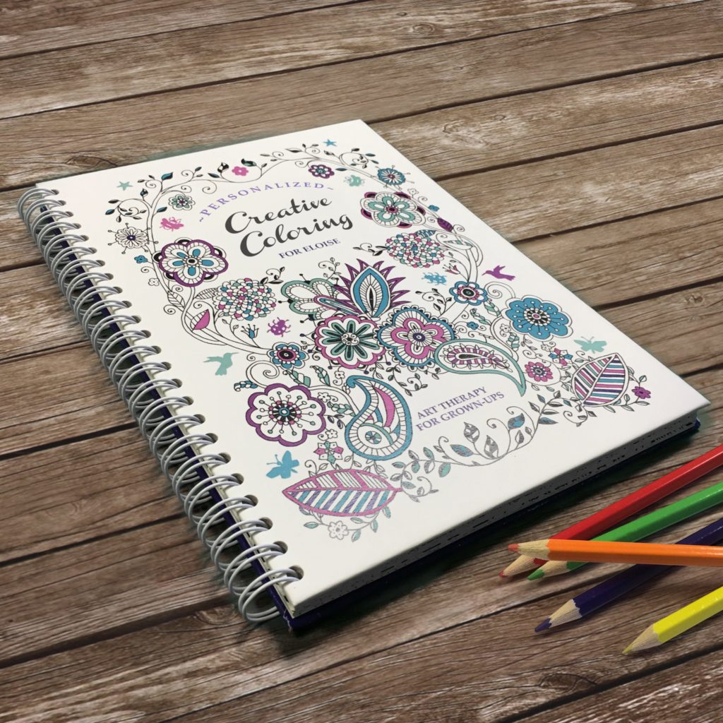 Personalised Travel Size Adult’s Colouring Book