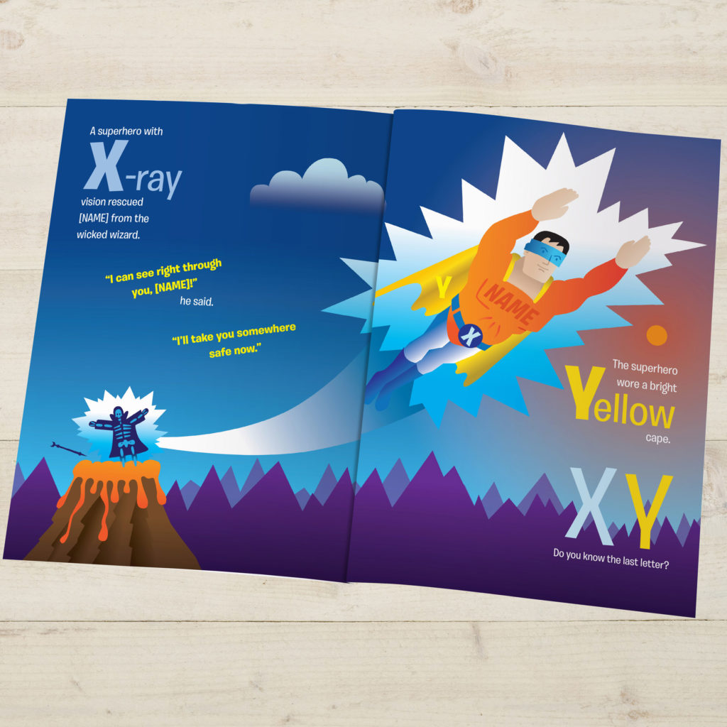 Your Child In Alphabet World Personalised Book