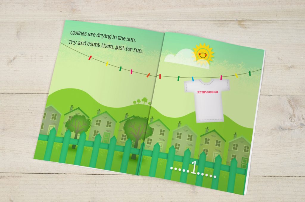 Personalised Counting Birthday Book