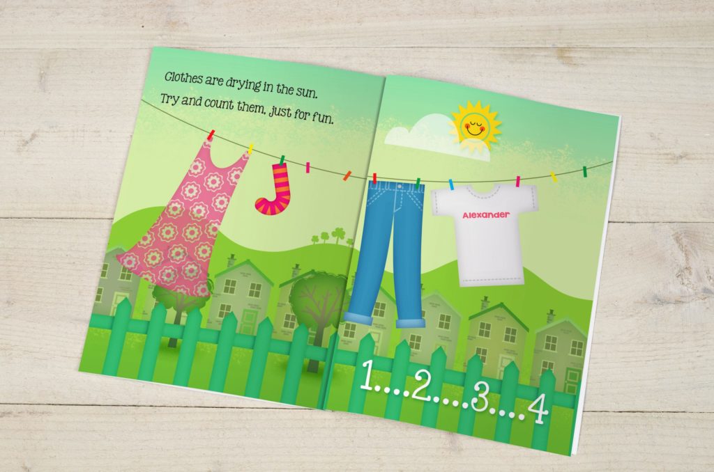 Personalised Counting Birthday Book