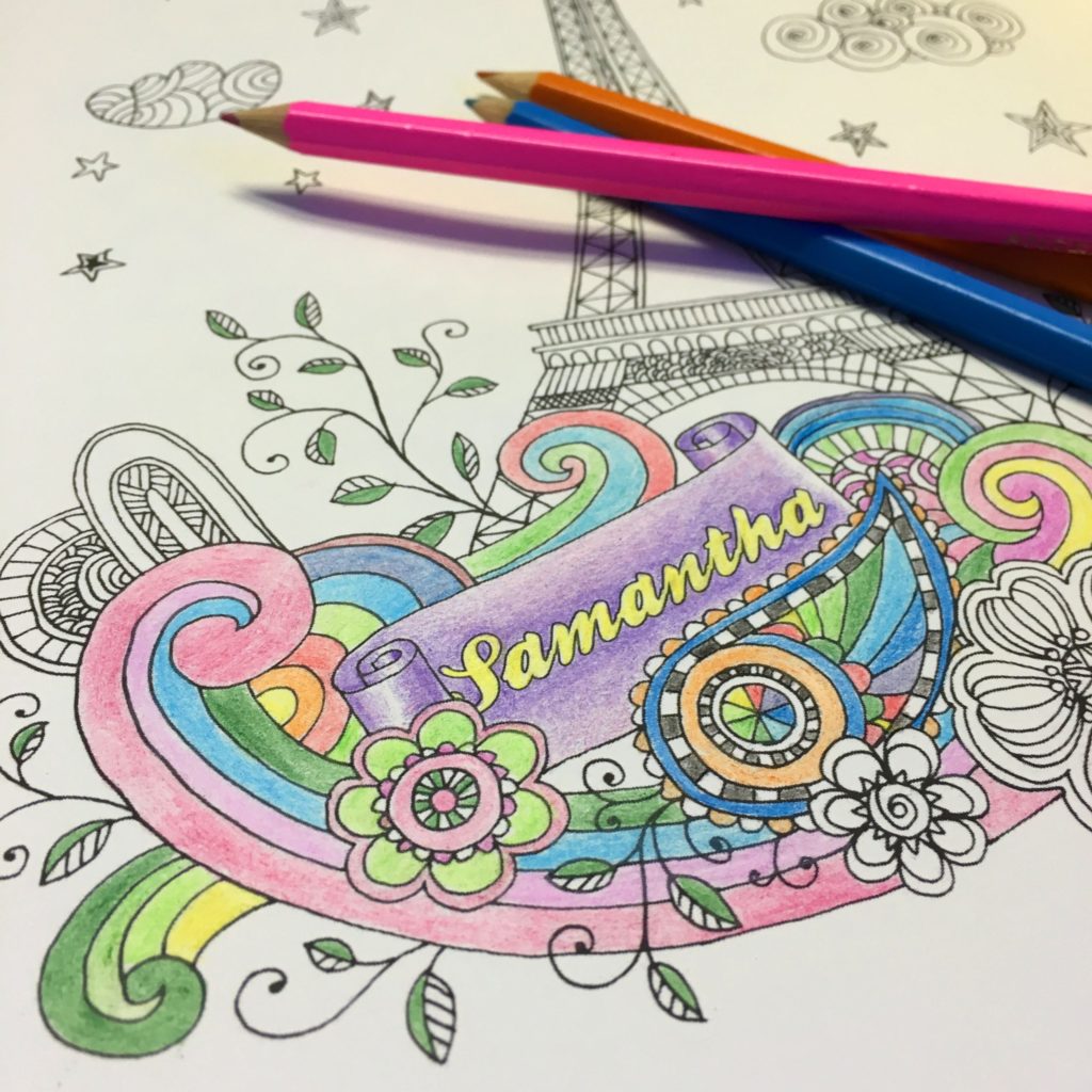 Personalised Adult’s Colouring Book