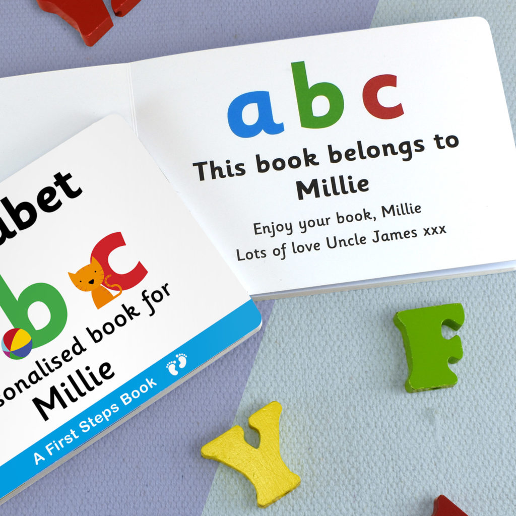 First Steps Alphabet Personalised Board Book