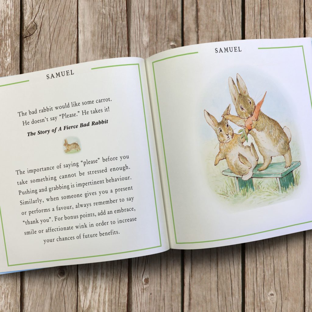 Peter Rabbit’s Personalised Little Book of Virtue