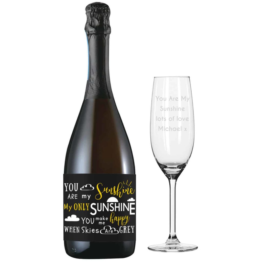 You Are My Sunshine Prosecco Gift Set