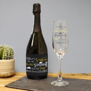You Are My Sunshine Prosecco Gift Set