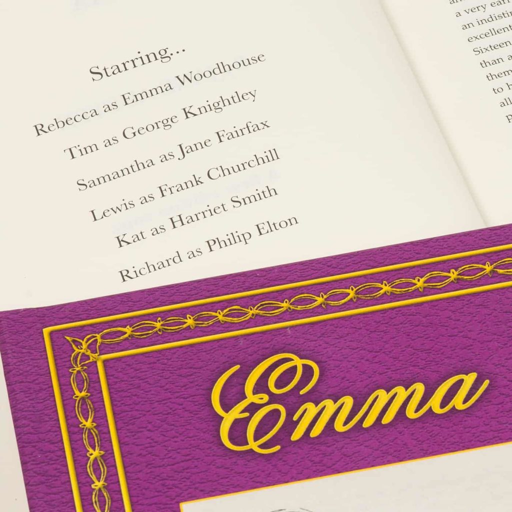 Emma Personalised Novel