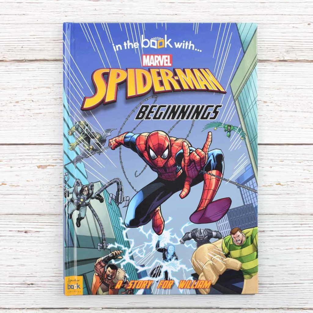 Spider-man Beginnings Personalised Marvel Story Book