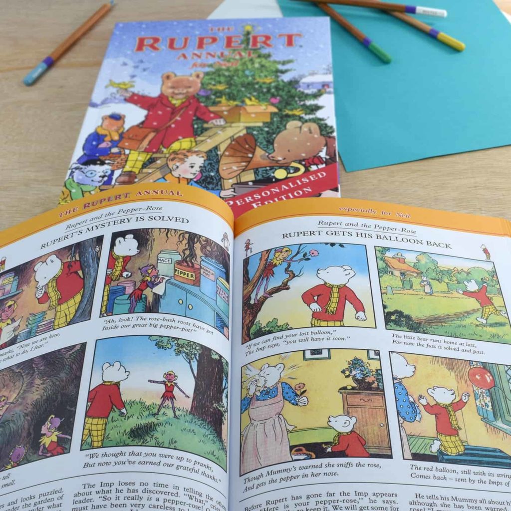 Personalised Rupert the Bear Annual 2018