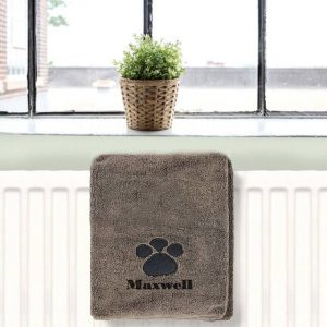 Super absorbent pet towel Brown