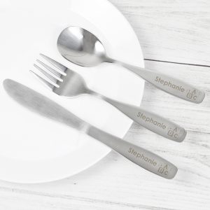 3 Piece ABC Cutlery Set