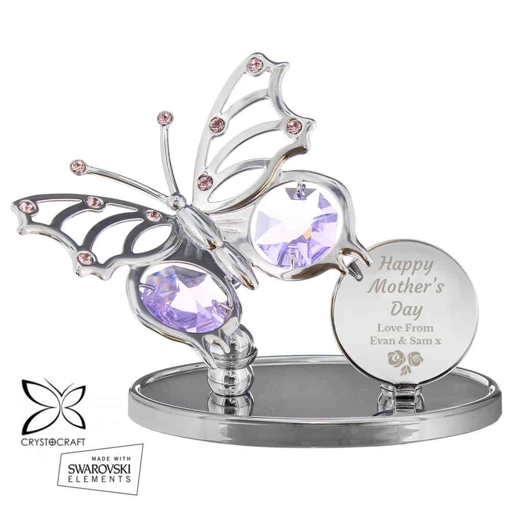 Happy Mother's Day Crystocraft Butterfly