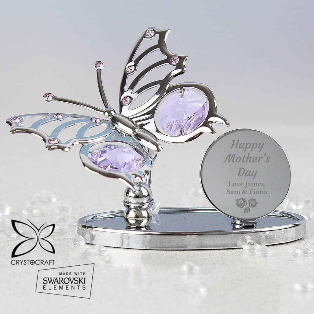 Happy Mother's Day Crystocraft Butterfly
