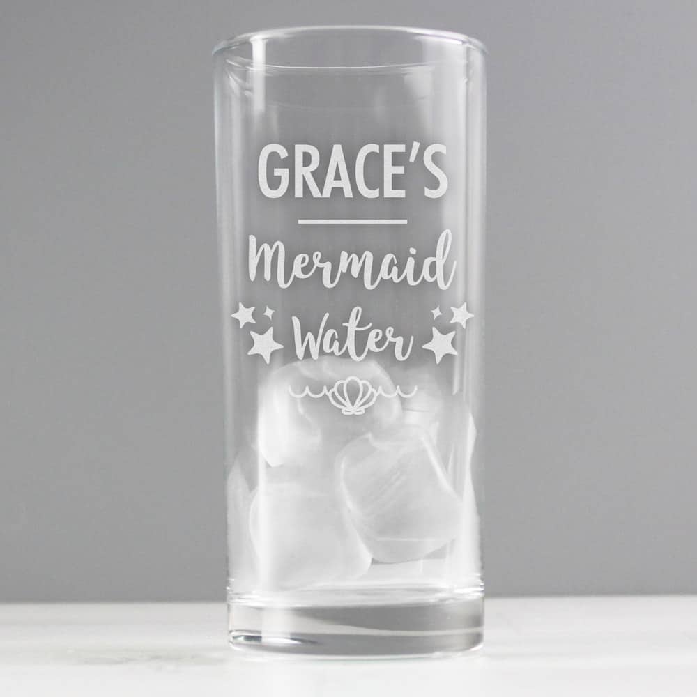 Mermaid Water Hi Ball Glass