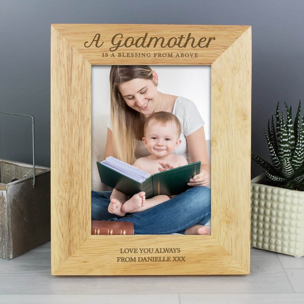 Godmother 7x5 Wooden Photo Frame