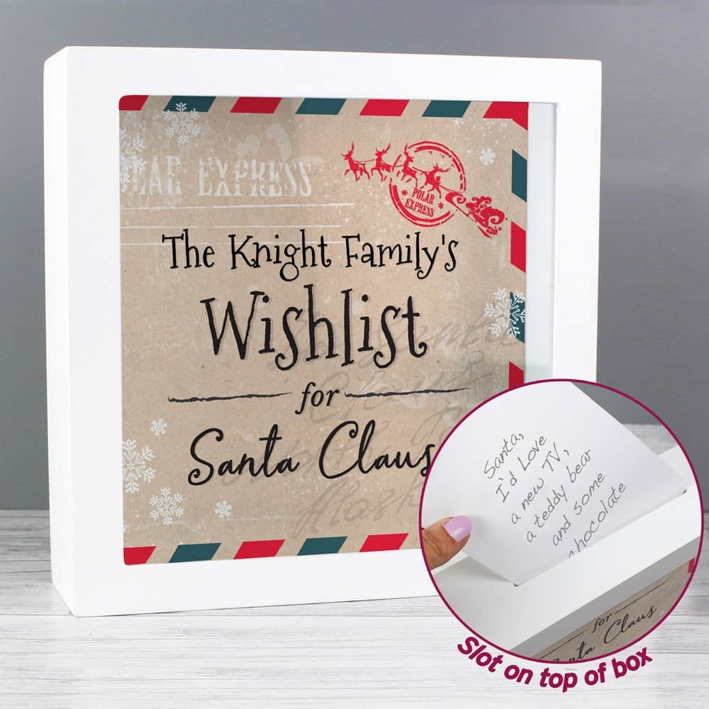 Wishes, Lists and Letters for Santa Keepsake Box