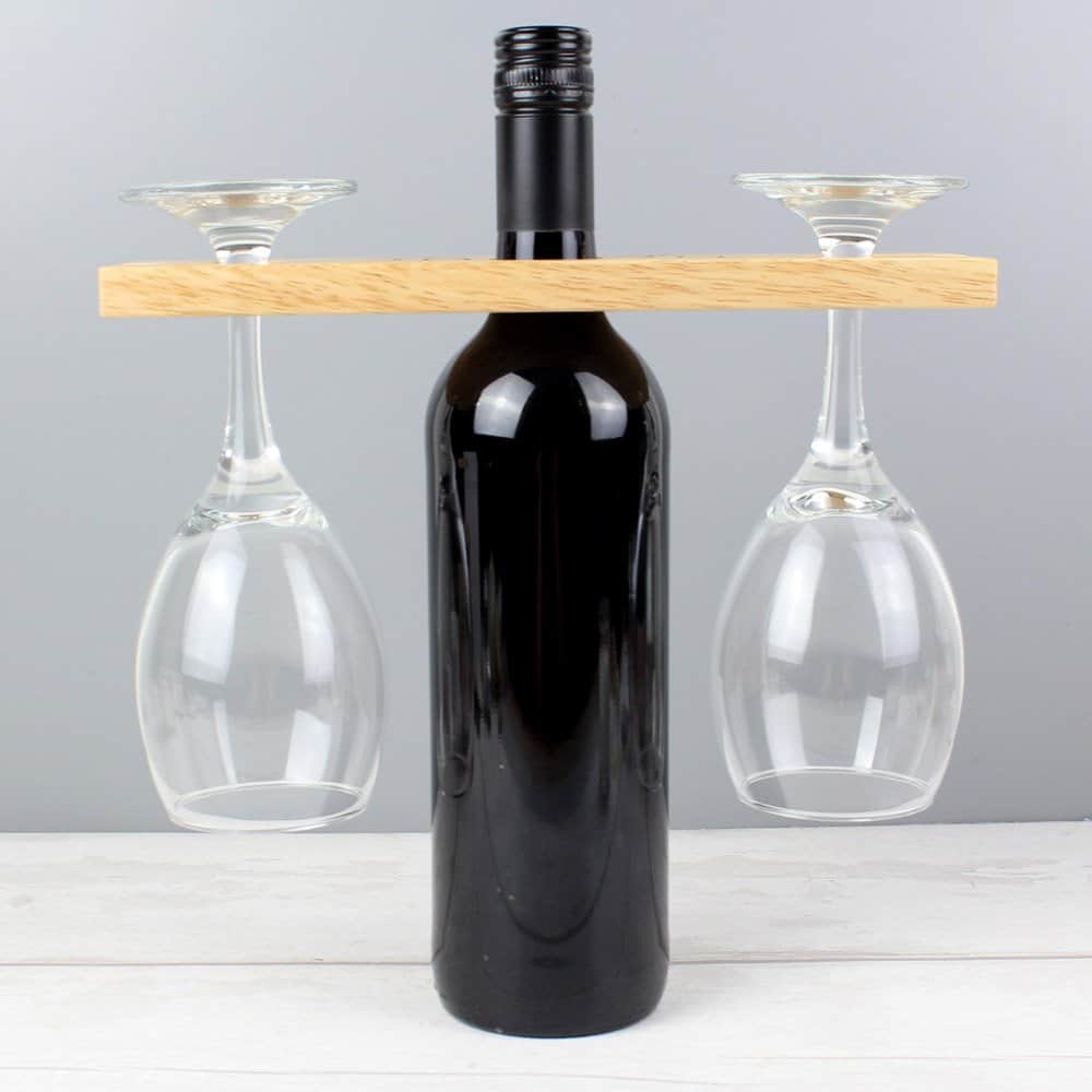 Wine O'clock' Wine Glass & Bottle Butler