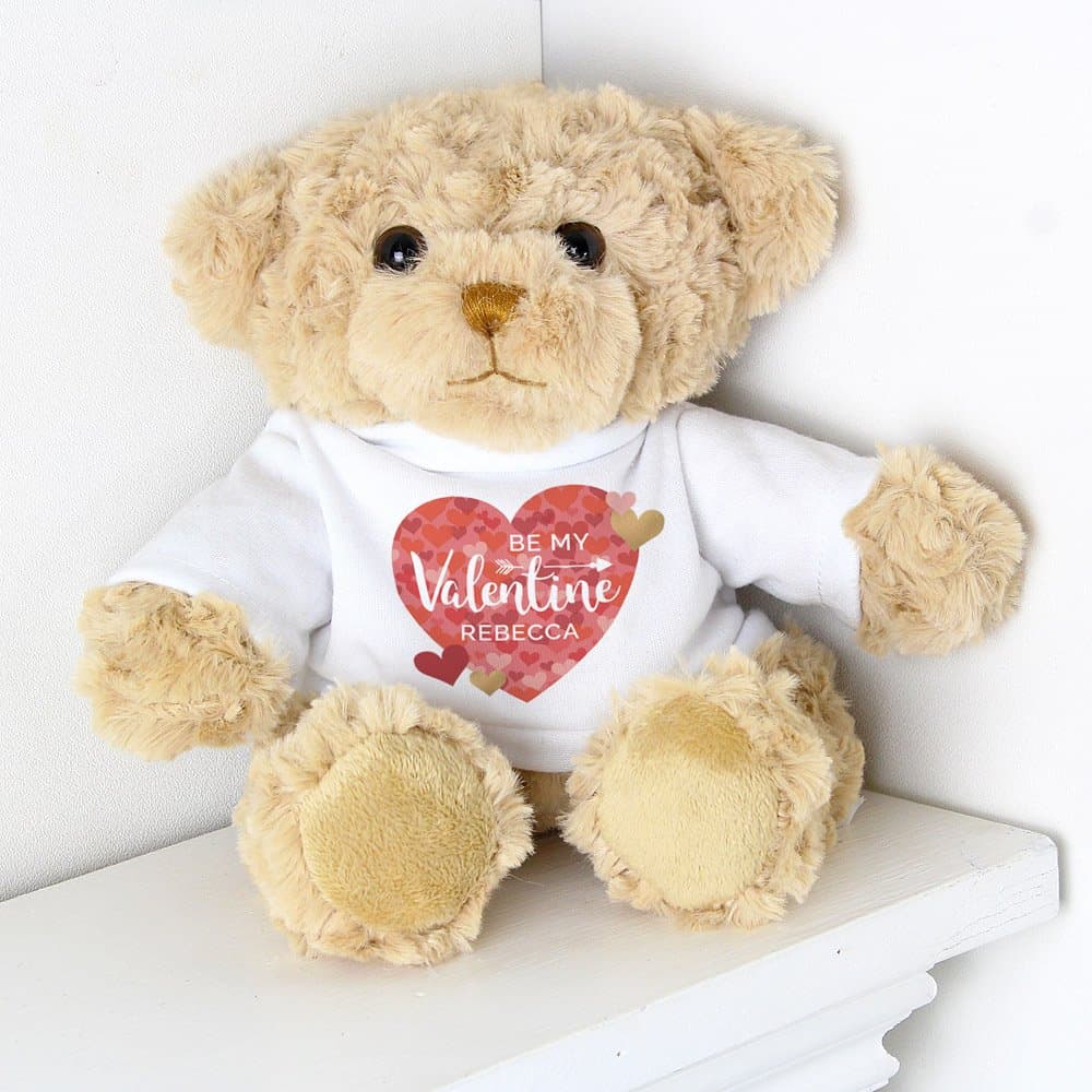 Valentine's Day Confetti Hearts Teddy