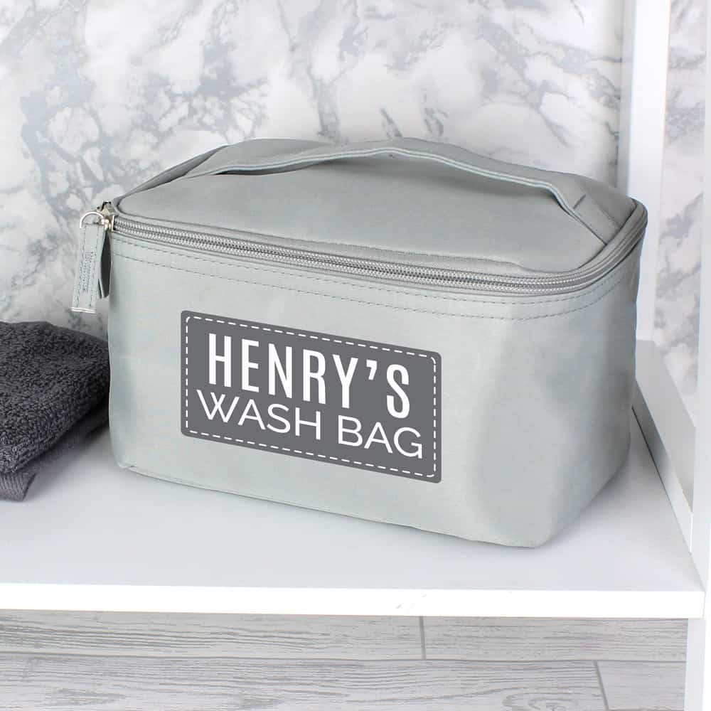 Classic Grey Make Up Wash Bag