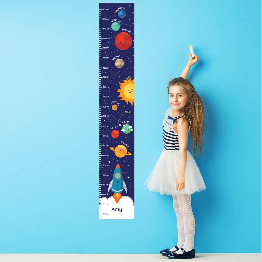 Solar System Height Chart