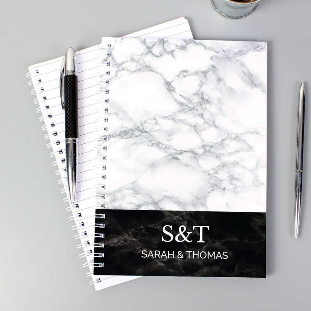 Marble Effect A5 Notebook