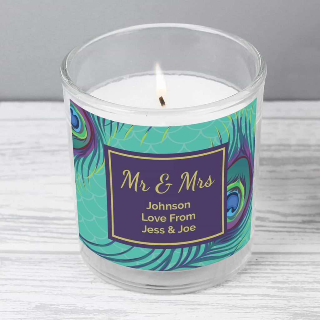 Peacock Scented Jar Candle
