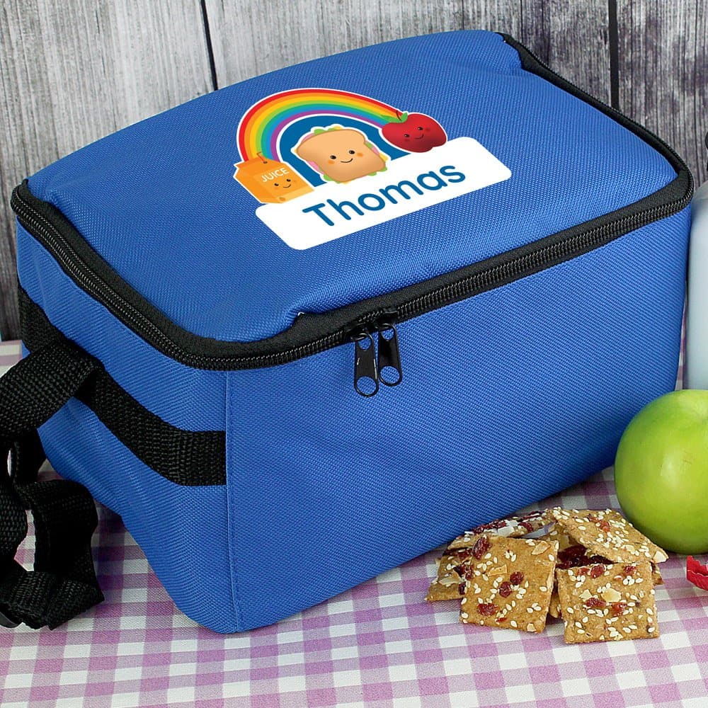Healthy Eating Blue Lunch Bag