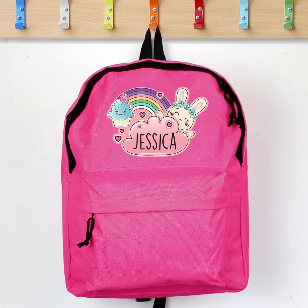 Cute Bunny Pink Backpack