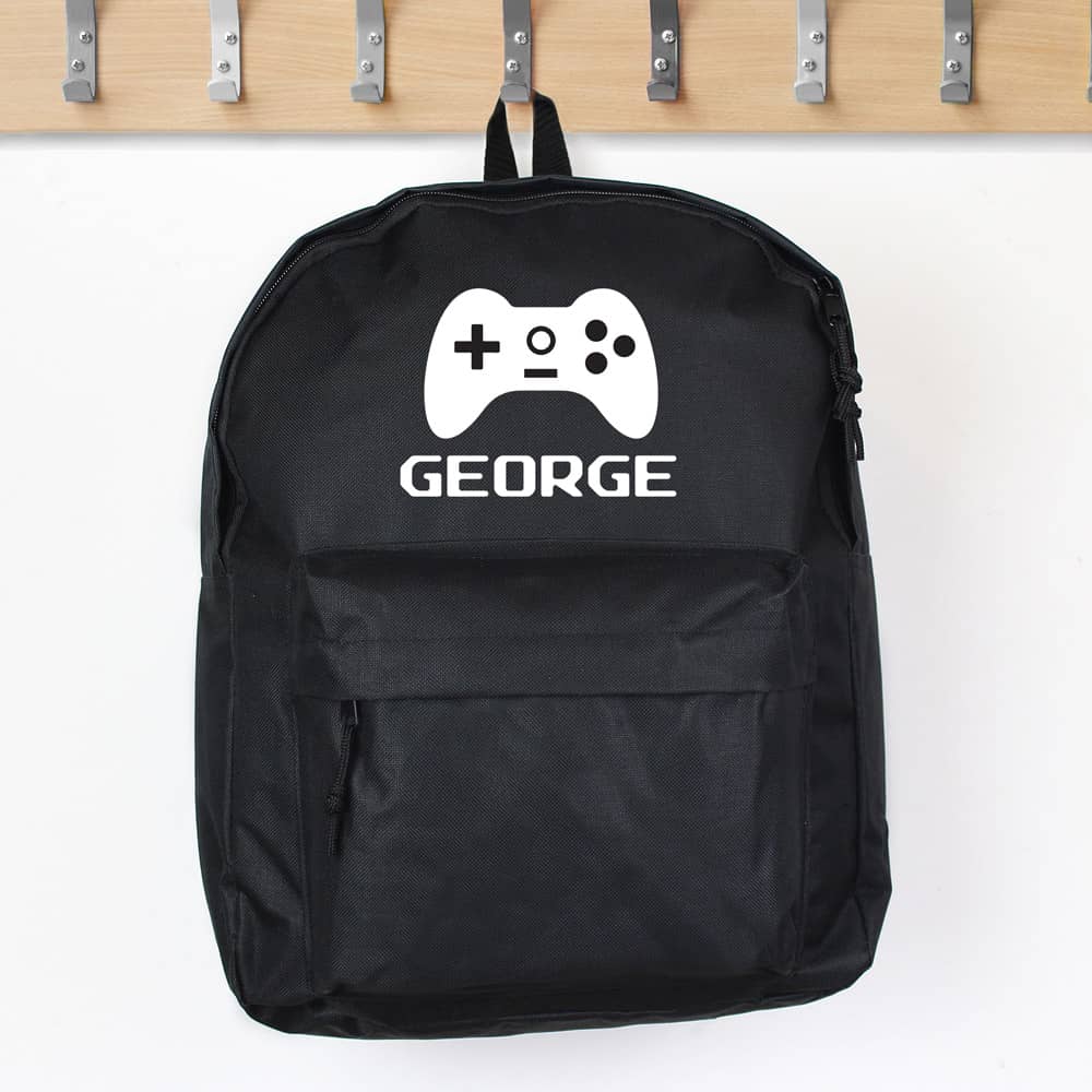 Gaming Black Backpack