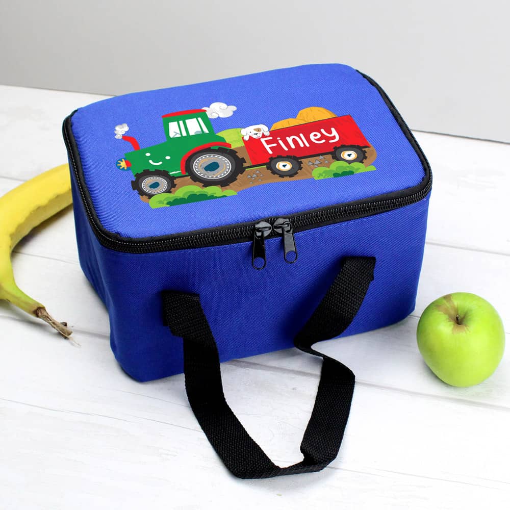 Tractor Blue Lunch Bag