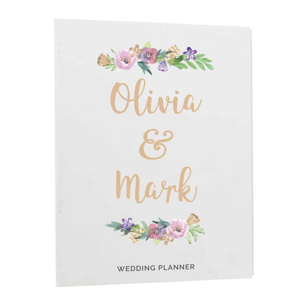 Floral Watercolour Wedding Planner