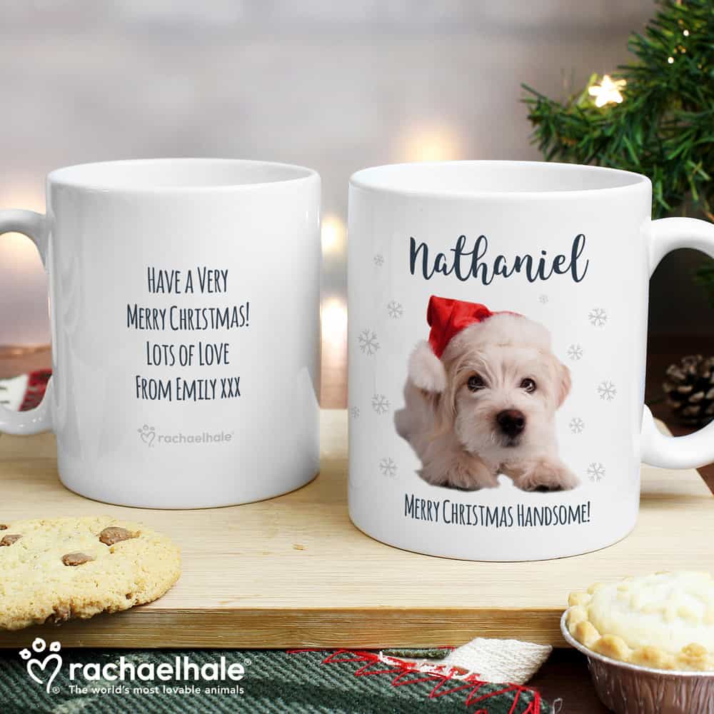 Rachael Hale Christmas Terrier Dog Mug