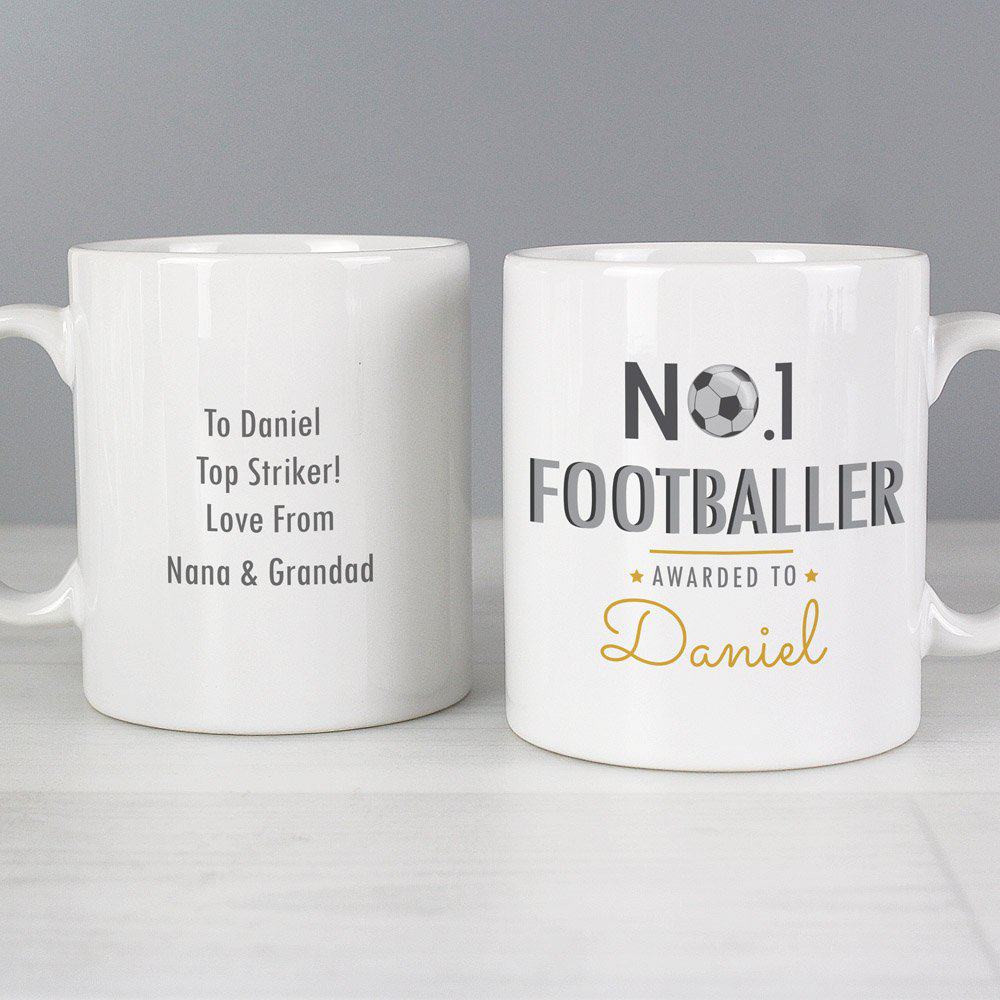 No.1 Footballer Mug